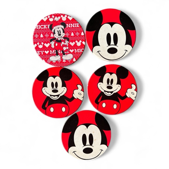 Other - Set of 5 Mickey Mouse coasters.